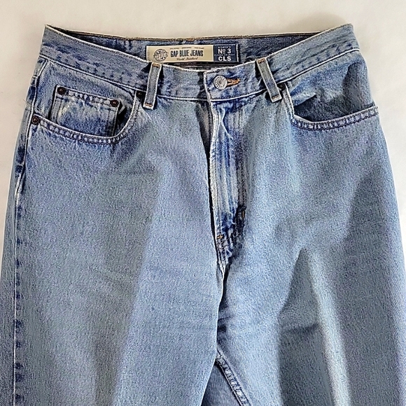Gap Blue Classic Fit Tall Faded Slightly Stressed Jeans Size 12 Long - Picture 10 of 10